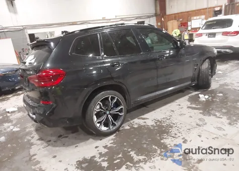 2021 BMW X3 M z USA, uszkodzony, nr VIN 5YMTS0C09M9F84512